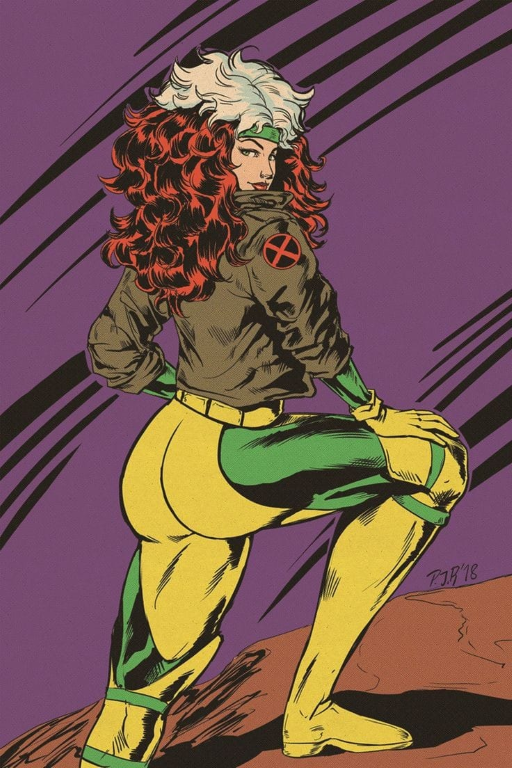 Rogue X Men Pose 5683 Print Poster