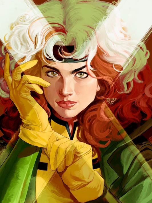 Rogue Yellow Gloves 937 Print Poster