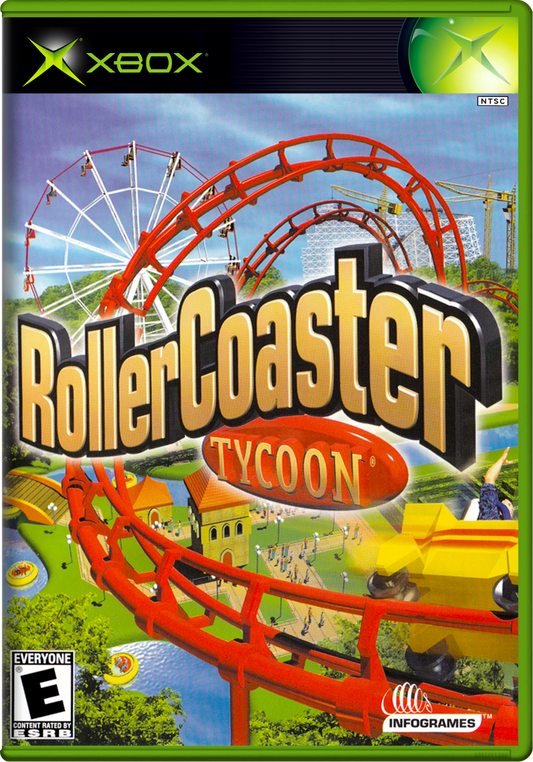 Rollercoaster Tycoon Xbox Print Poster