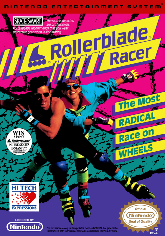 Rollerblade Racer (Usa) Nes Keychain
