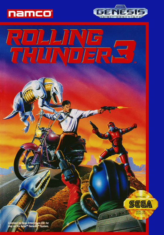 Rolling Thunder 3 (Usa) Genesis Keychain