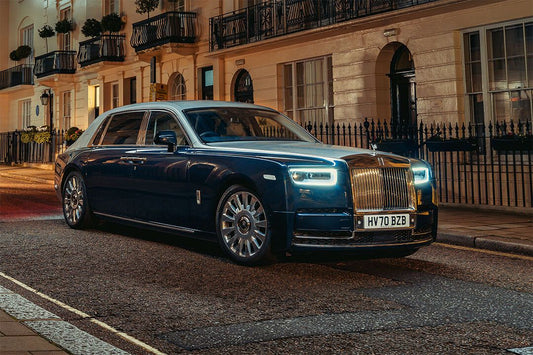 Rollsroyce Phantom Extended Side View City Driving Wall Decor Pr Jigsaw Puzzle