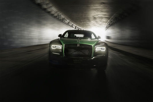 Rollsroyce Wraith Black Badge Sportive Collection Indoor Decor Jigsaw Puzzle