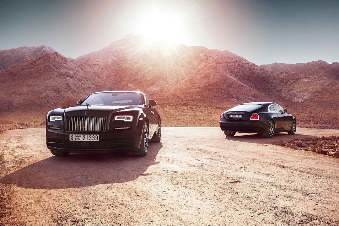 Rolls Royce Wraith Black Badge Sports Car Jigsaw Puzzle