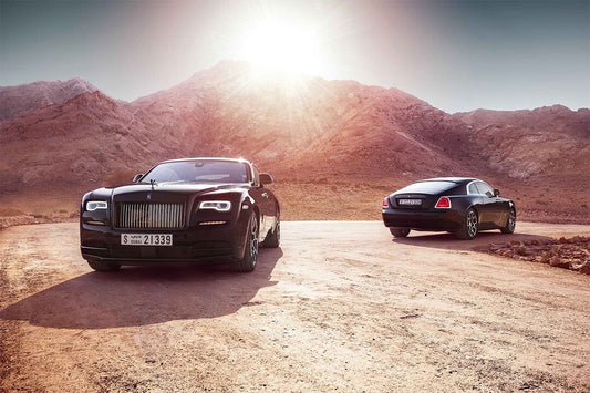 Rolls Royce Wraith Black Badge Sports Car Jigsaw Puzzle