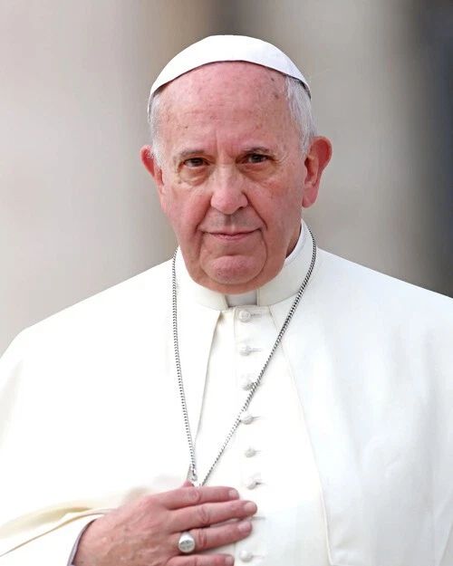 Roman Catholic Pope Francis Glossy Keychain Church Print Priest Keychain 1