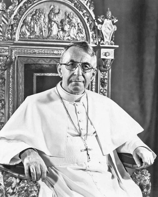 Roman Catholic Pope John Paul I Glossy Keychain Church Print Priest Keychain 2