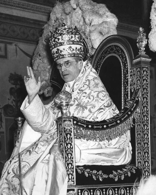 Roman Catholic Pope Pius Xii Glossy Keychain Church Print Priest Keychain 1