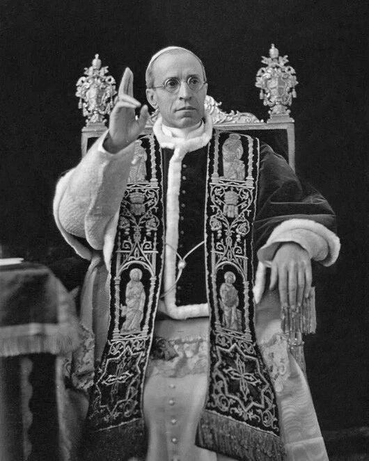 Roman Catholic Pope Pius Xii Glossy Keychain Church Print Priest Keychain 3