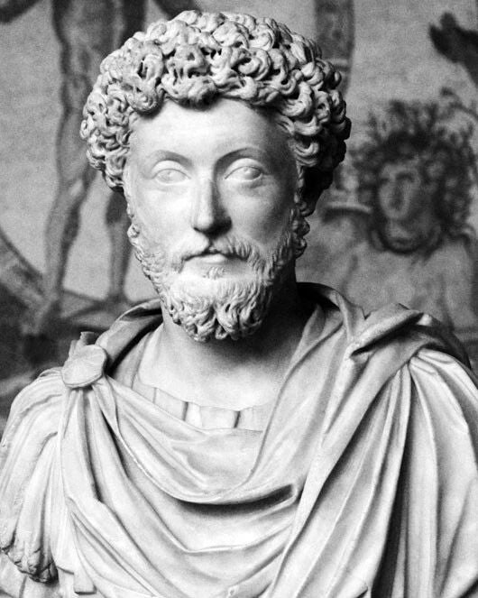 Roman Emperor Philosopher Marcus Aurelius Glossy Magnet Bust Portrait Magnet