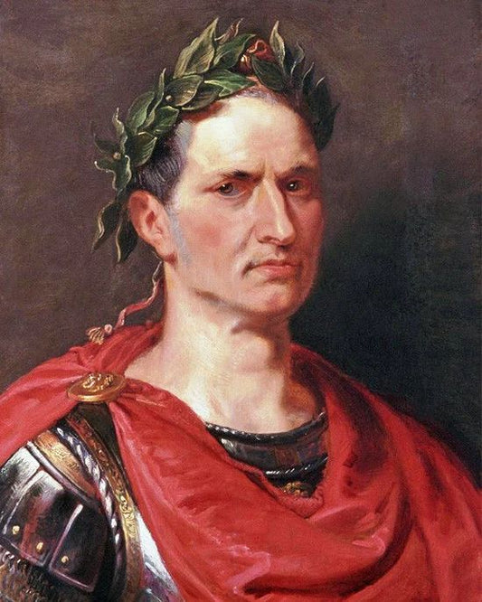 Roman Politician Gaius Julius Caesar Glossy Photo Painting Print Poster