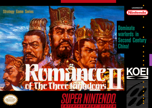 Romance Of The Three Kingdoms Ii (Usa) Snes Print Poster