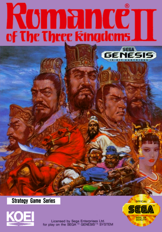 Romance Of The Three Kingdoms Ii (Usa) Genesis Print Poster