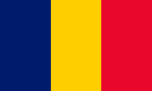 Romania Flag Print Poster