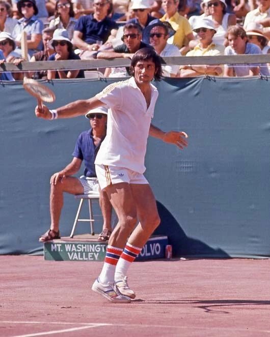 Romanian Tennis Pro Ilie Nastase Glossy Magnet Print Legend Magnet Hof 91 2
