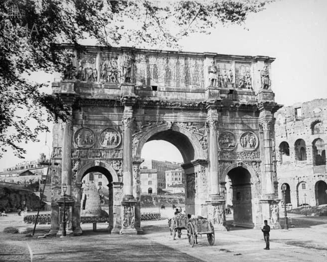 Rome Arch Of Constantine Glossy Magnet Architecture Print