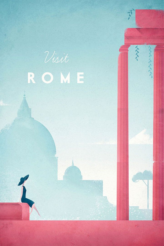 Rome City Landscape Visit Adversiting Drawing Jigsaw Puzzle
