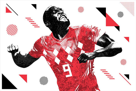 Romelu Lukaku Belgian Football Soccer Athlete Jigsaw Puzzle