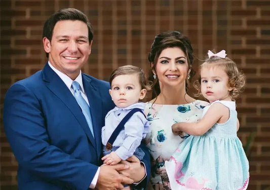 Ron & Casey Desantis Family Conservative Republican Florida Magnet Picture