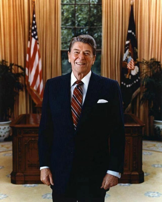 Ronald Reagan Official Presidential 8 X 10 Republican Keychain Picture