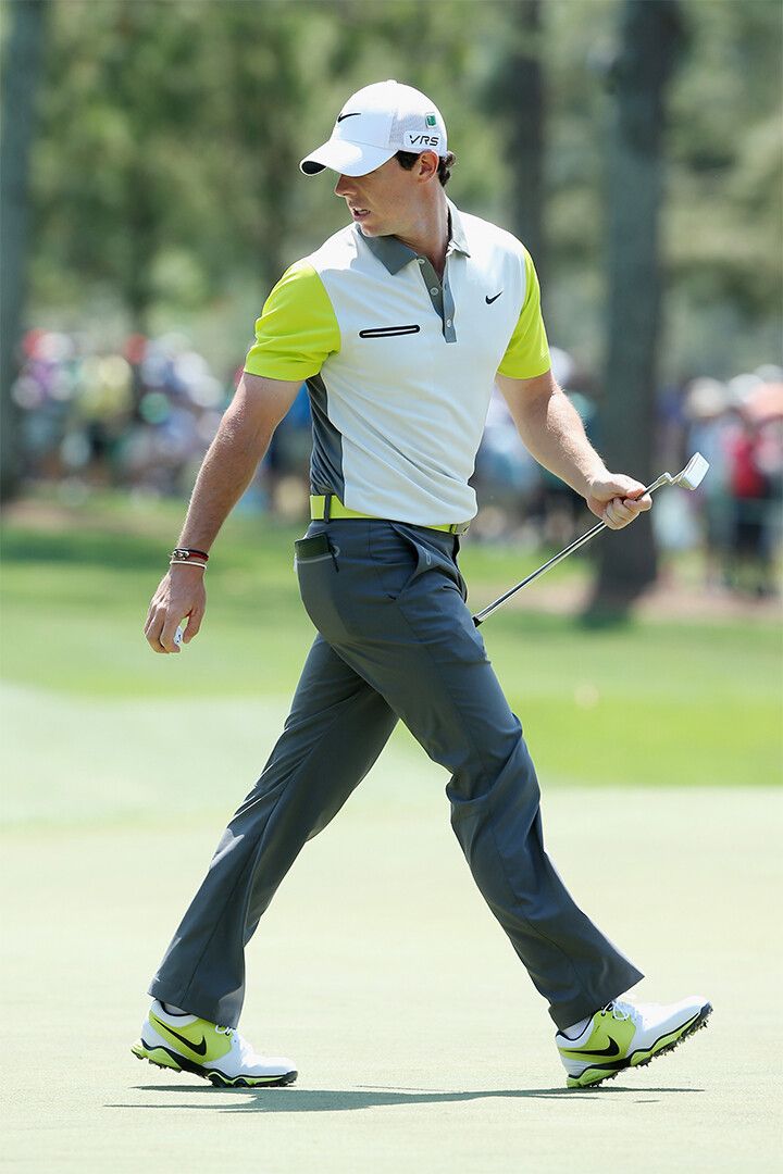 Rory Mcilroy Golf Swing Navy Shirt Art Home Decor Jigsaw Puzzle