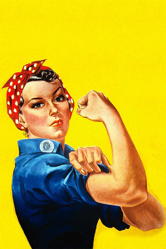 Rosie The Rivitor We Can Do It Vintage Print Jigsaw Puzzle