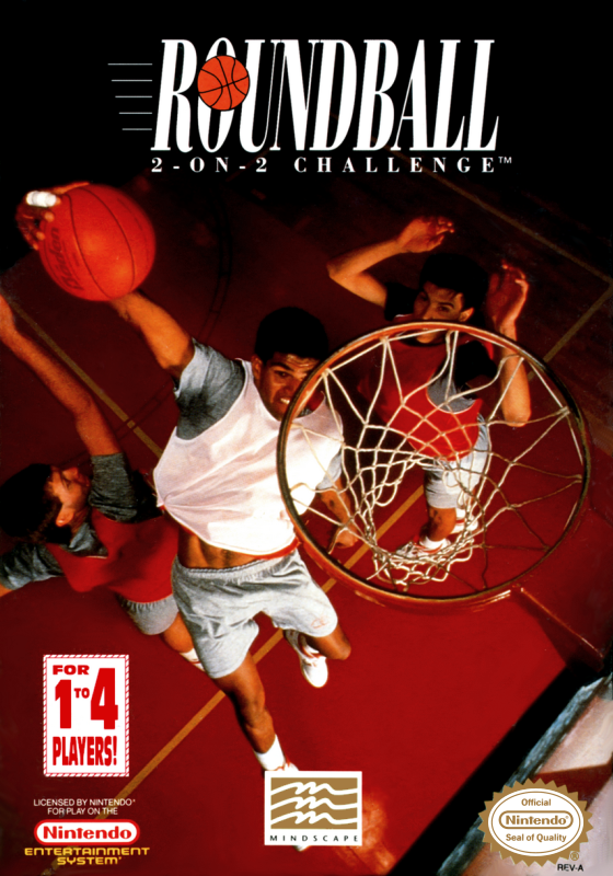 Roundball 2 On 2 Challenge (Usa) Nes Print Poster