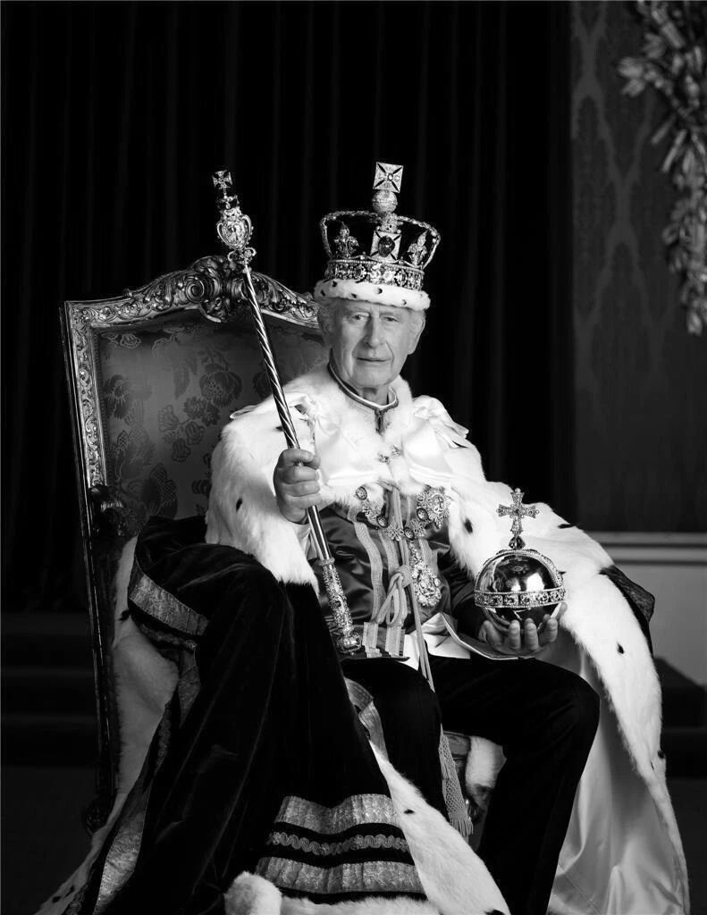 Royal Coronation Of King Charles Iii On His Throne Print 300 Piece Jigsaw Puzzle