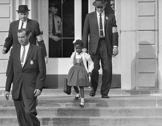 Ruby Bridges African American Desegregation Civil Rights Keychain Picture Keychain