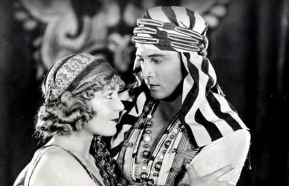 Rudolph Valentino & Vilma Banky In Son Of The Sheik 1926 Film Picture Photo