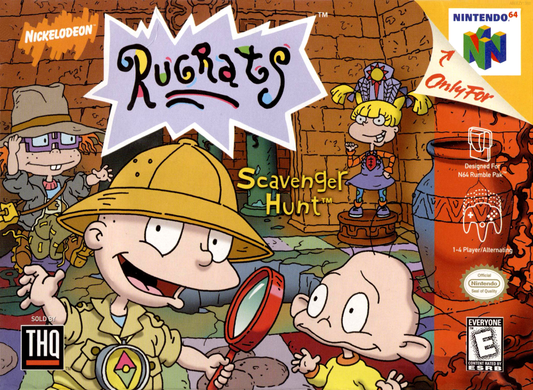 Rugrats Scavenger Hunt N64 Print Poster
