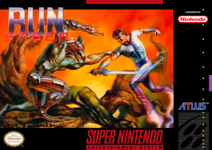 Run Saber (Usa) Snes Keychain