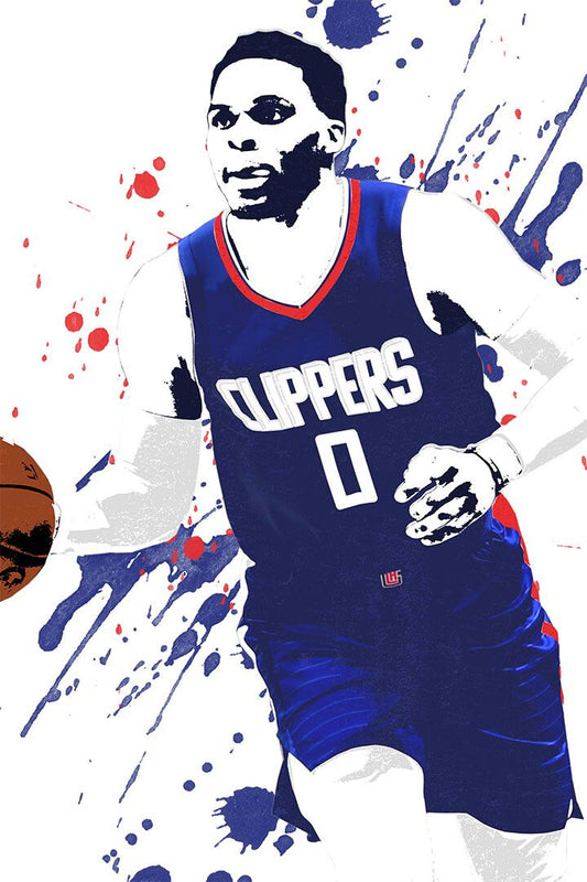 Russell Westbrook Clippers Basketball Player Wall Home Decor Jigsaw Puzzle