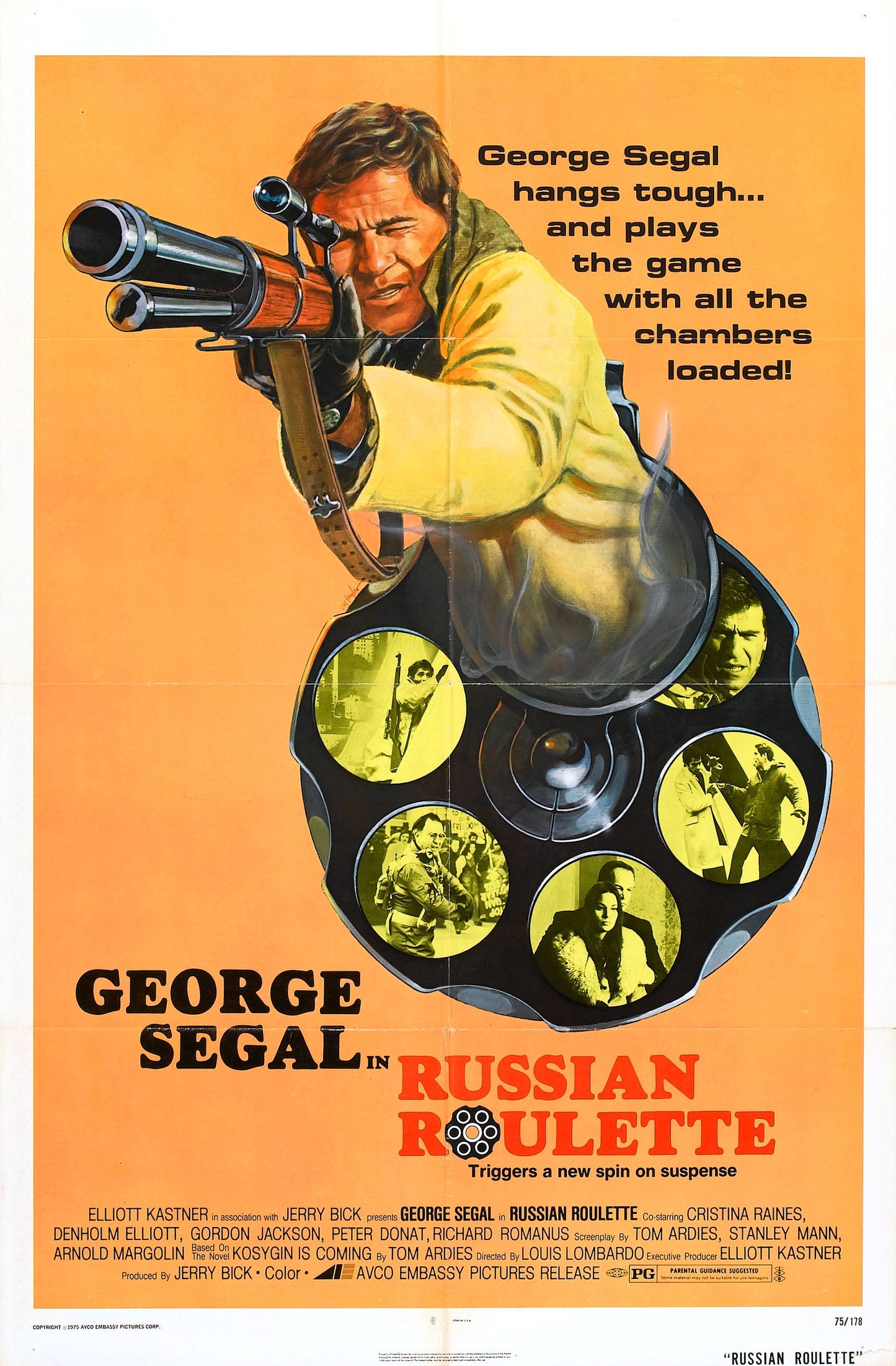 Russian Roulette 01 Movie Magnet