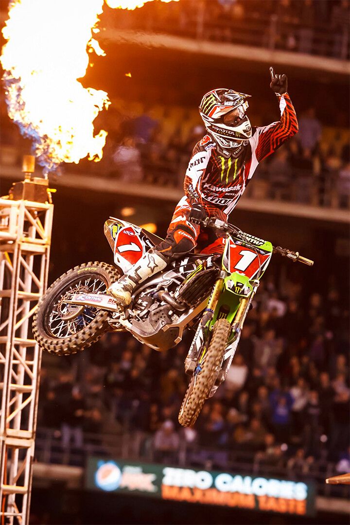 Ryan Villopoto Motorcycle Cross Country Idol Jigsaw Puzzle