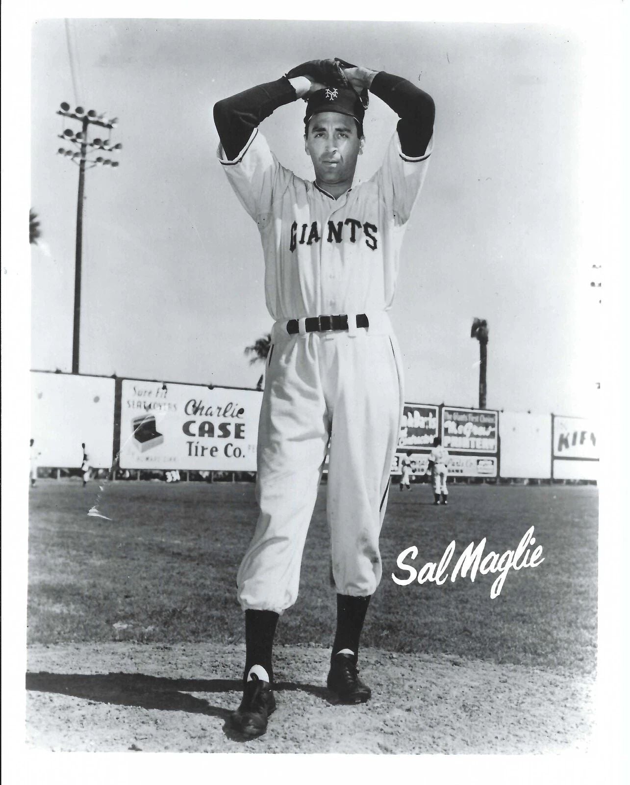 Sal Maglie Photo New York Giants Ny Picture Baseball Mlb