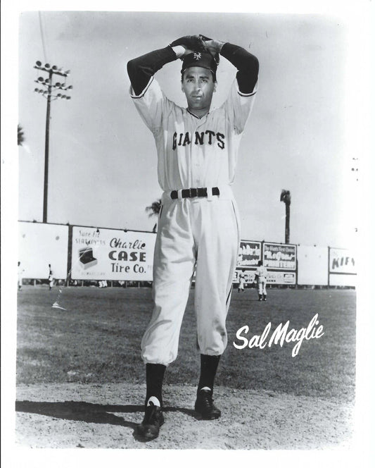 Sal Maglie Photo New York Giants Ny Picture Baseball Mlb