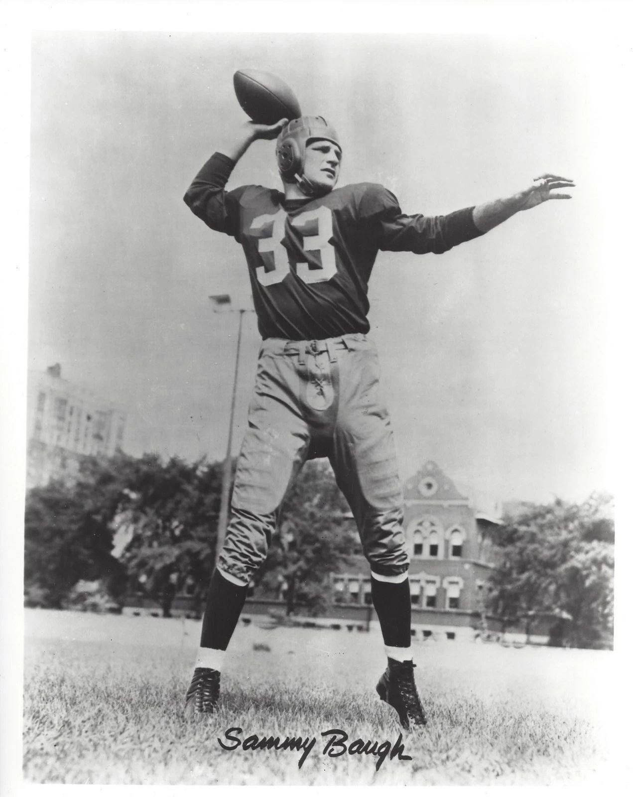 Sammy Baugh Photo Washington Redskins Picture Nfl Football