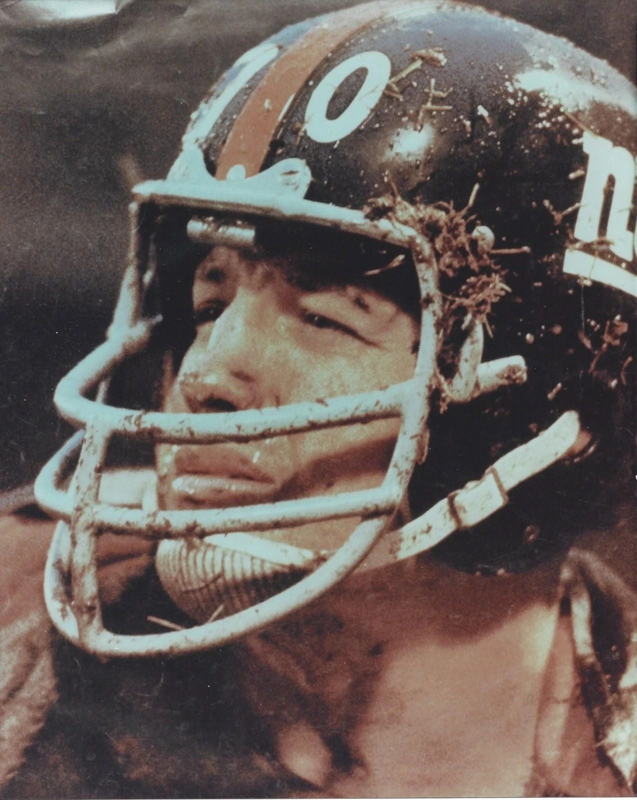 Sam Huff Photo New York Giants Ny Nfl Football Close Up