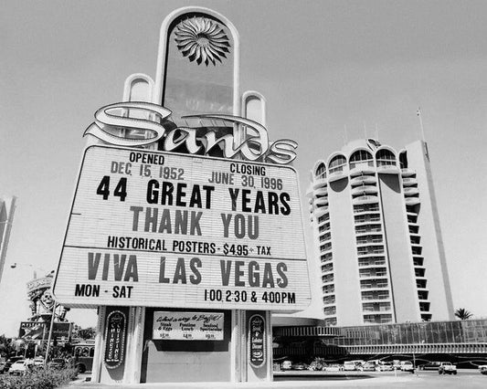 Sands Hotel Casino Las Vegas Glossy Photo Print Las Vegas Strip Poster