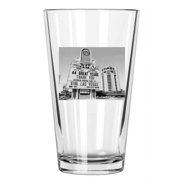 Sands Hotel Casino Las Vegas Photo Las Vegas Strip Pint Beer Drinking Glass
