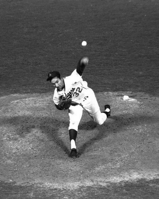 Sandy Koufax Magnet Los Angeles Dodgers Mlb Baseball Picture Losing Hat