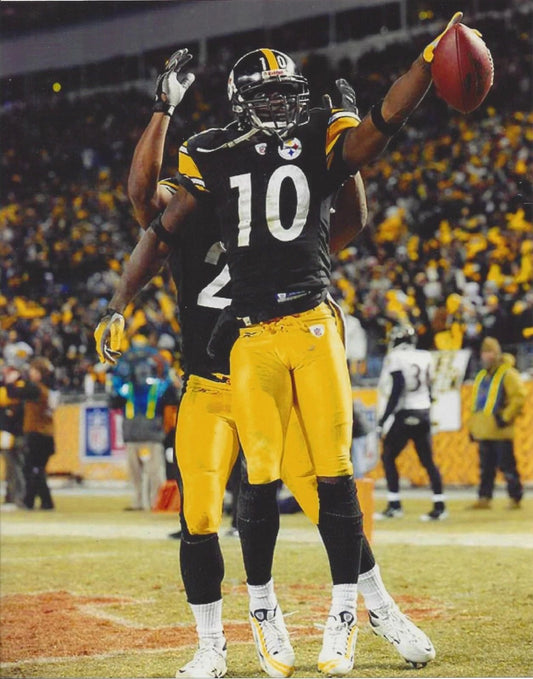 Santonio Holmes Photo Pittsburgh Steelers Nfl Football