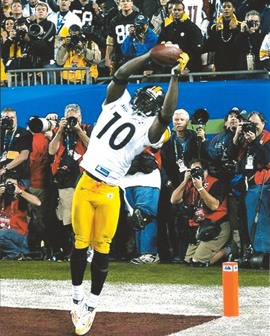 Santonio Holmes Photo Pittsburgh Steelers Nfl Football The Catch