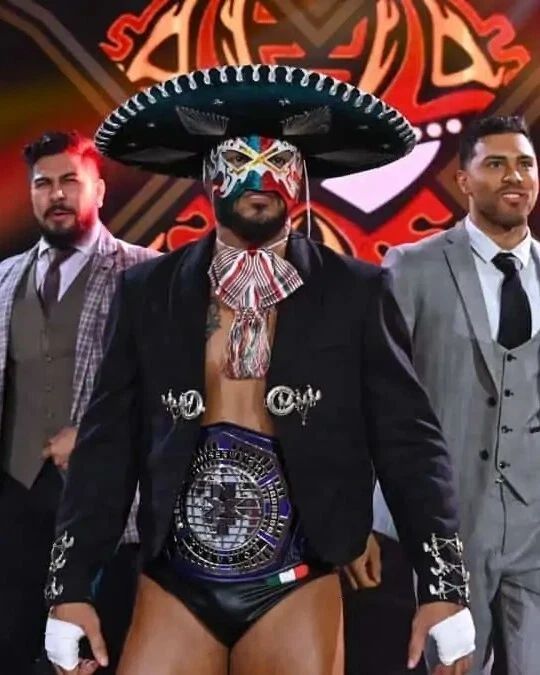 Santos Escobar Photo Wrestling Picture Wwe Nxt Wearing Belt