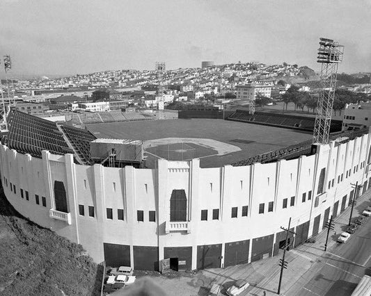 San Francisco Seals Stadium Glossy Photo Minor League Print Poster