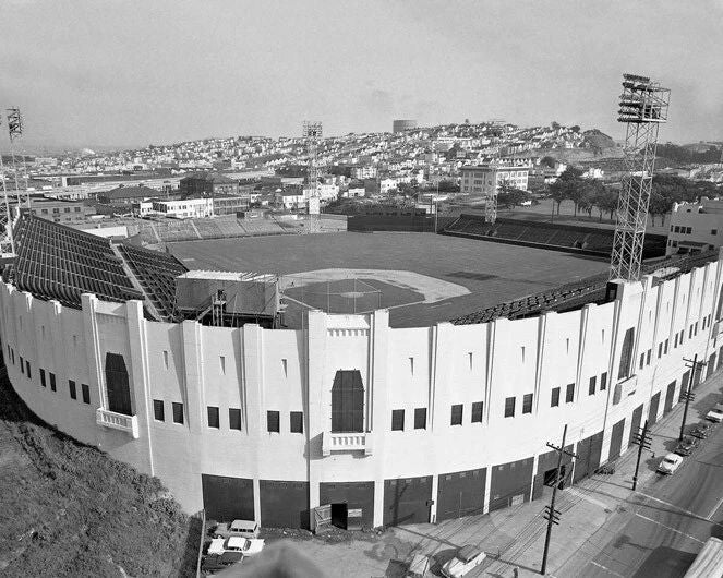 San Francisco Seals Stadium Glossy Keychain Minor League Keychain