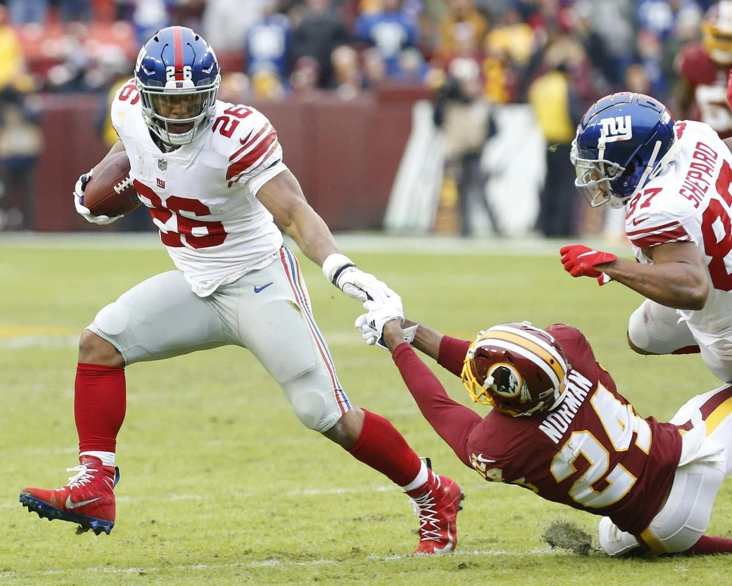 Saquon Barkley Photo New York Giants Ny Picture Nfl Football Vs Redskins