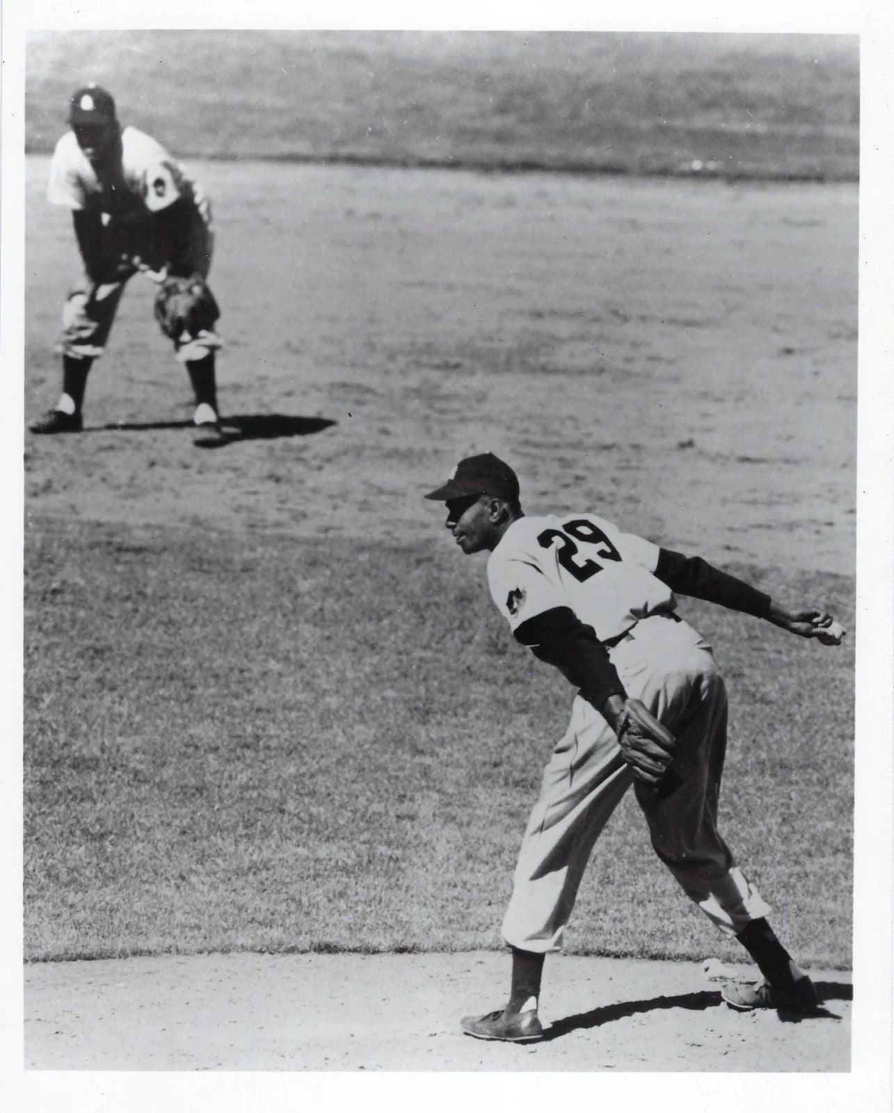 Satchel Paige Photo Cleveland Indians Baseball Picture