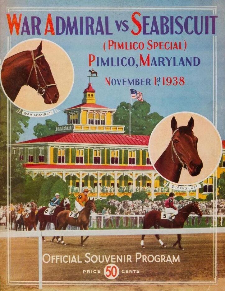 Seabiscuit Vs War Admiral Photo Horse Racing Jockey 300 Piece Jigsaw Puzzle